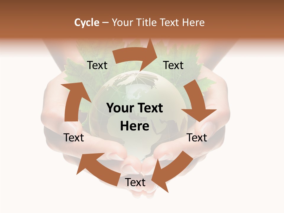 World Natural Round PowerPoint Template