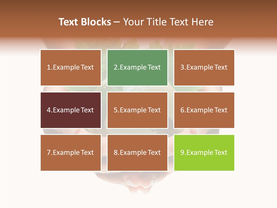 World Natural Round PowerPoint Template