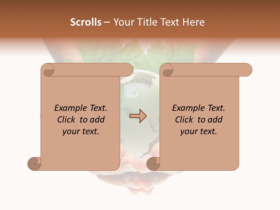 World Natural Round PowerPoint Template