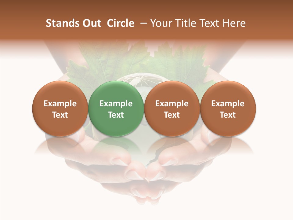 World Natural Round PowerPoint Template