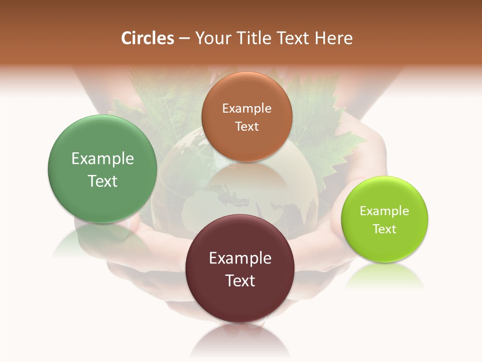 World Natural Round PowerPoint Template