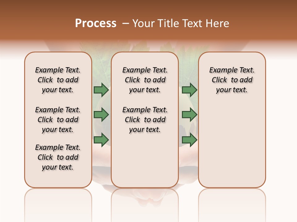 World Natural Round PowerPoint Template