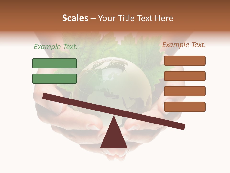 World Natural Round PowerPoint Template