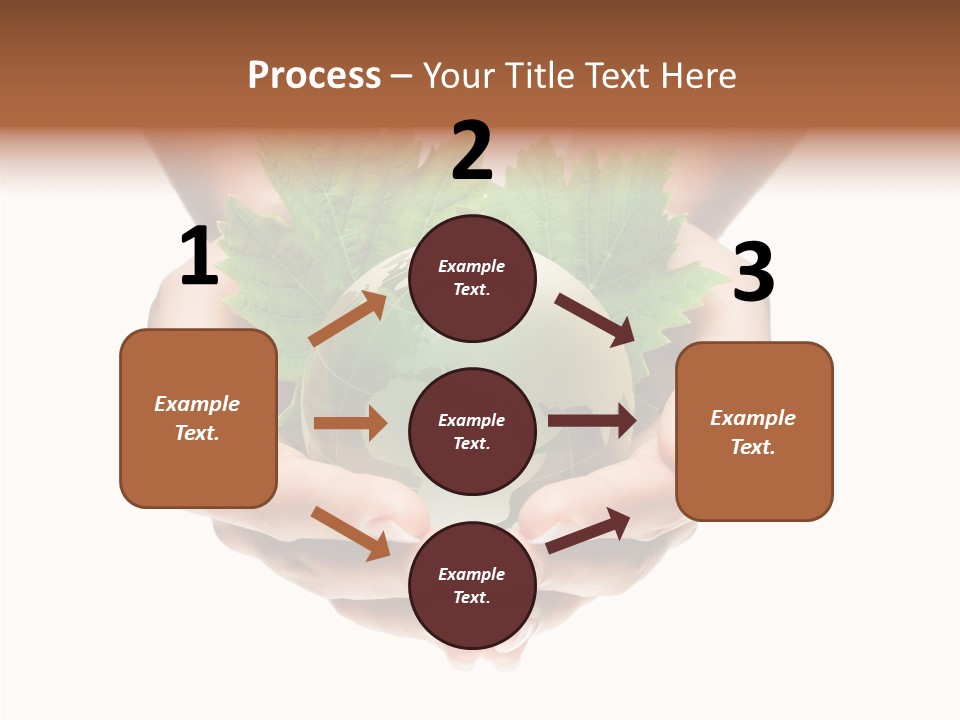 World Natural Round PowerPoint Template