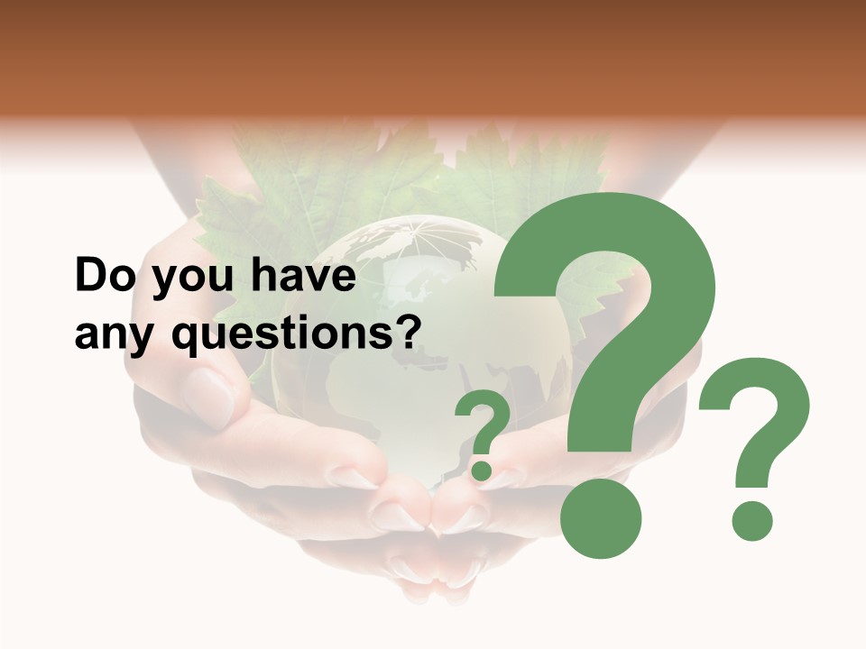 World Natural Round PowerPoint Template