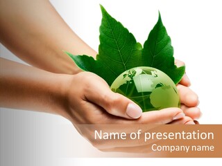 Leaf Background Depression PowerPoint Template