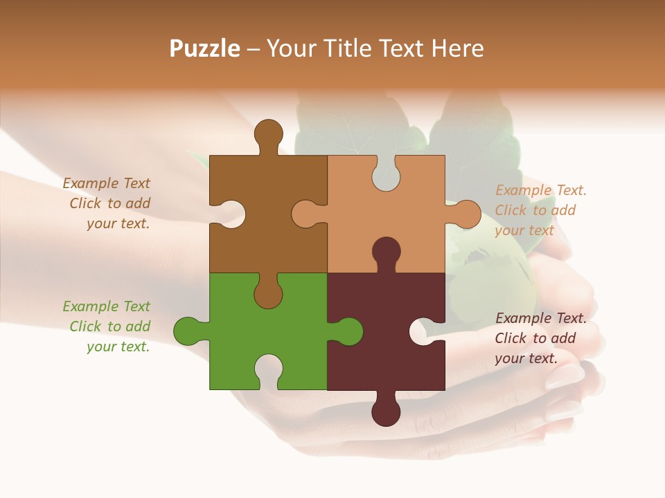 Leaf Background Depression PowerPoint Template