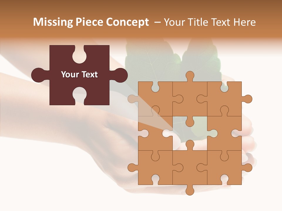 Leaf Background Depression PowerPoint Template