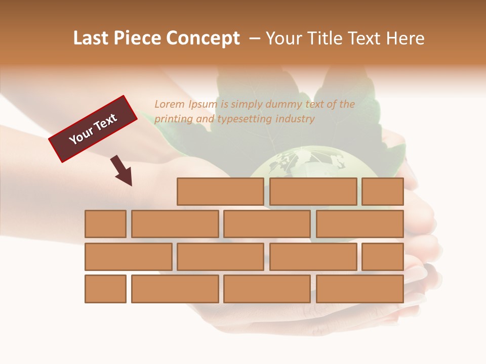 Leaf Background Depression PowerPoint Template