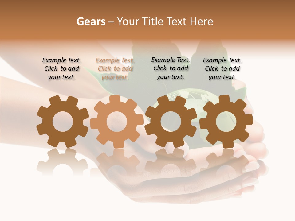 Leaf Background Depression PowerPoint Template