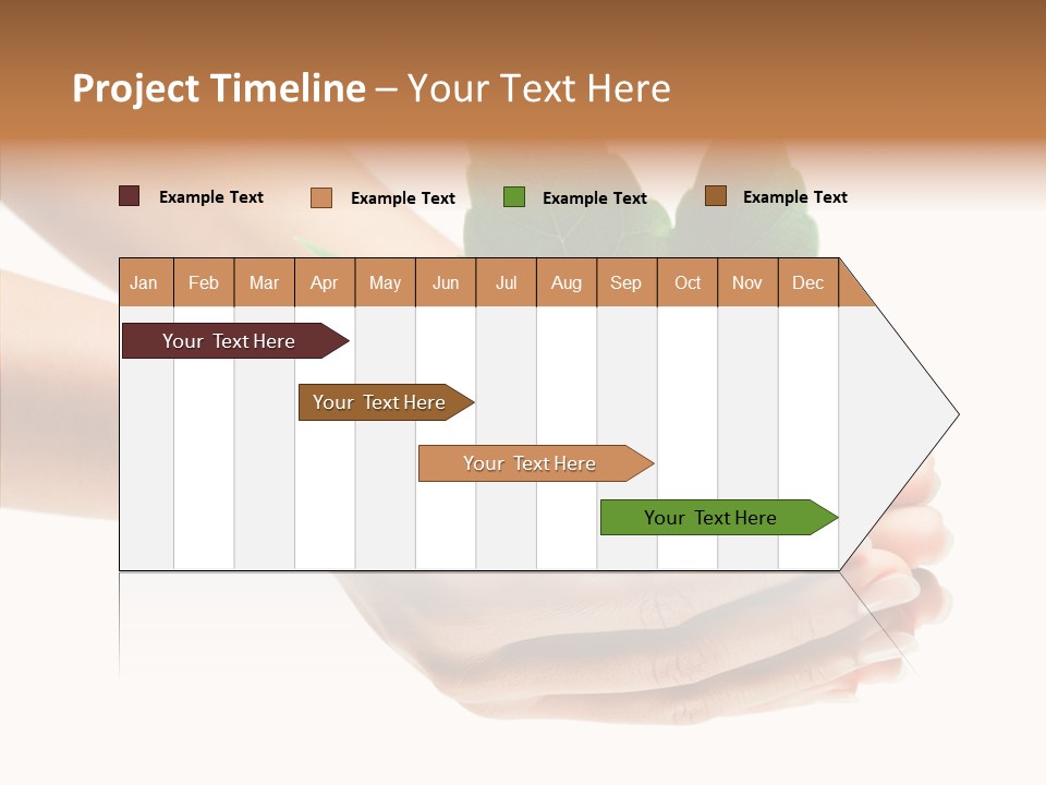 Leaf Background Depression PowerPoint Template