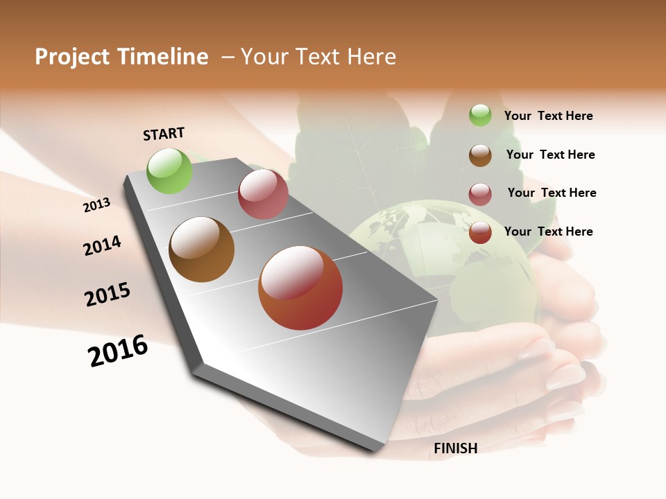 Leaf Background Depression PowerPoint Template