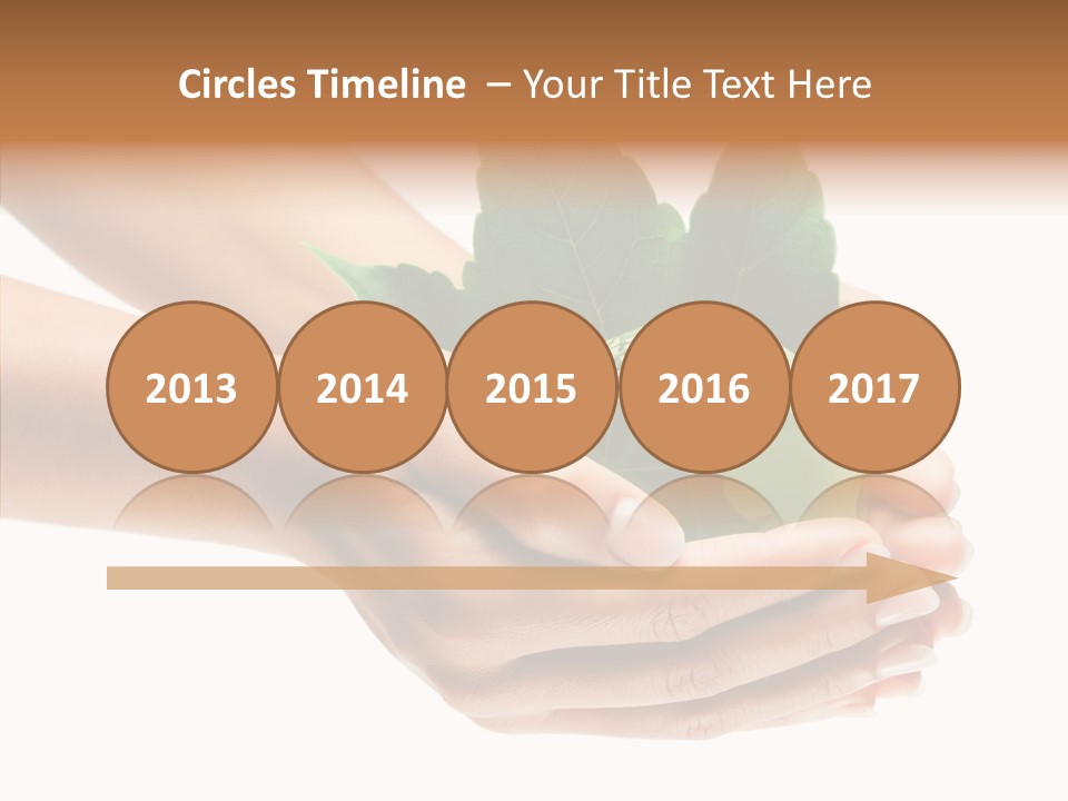 Leaf Background Depression PowerPoint Template