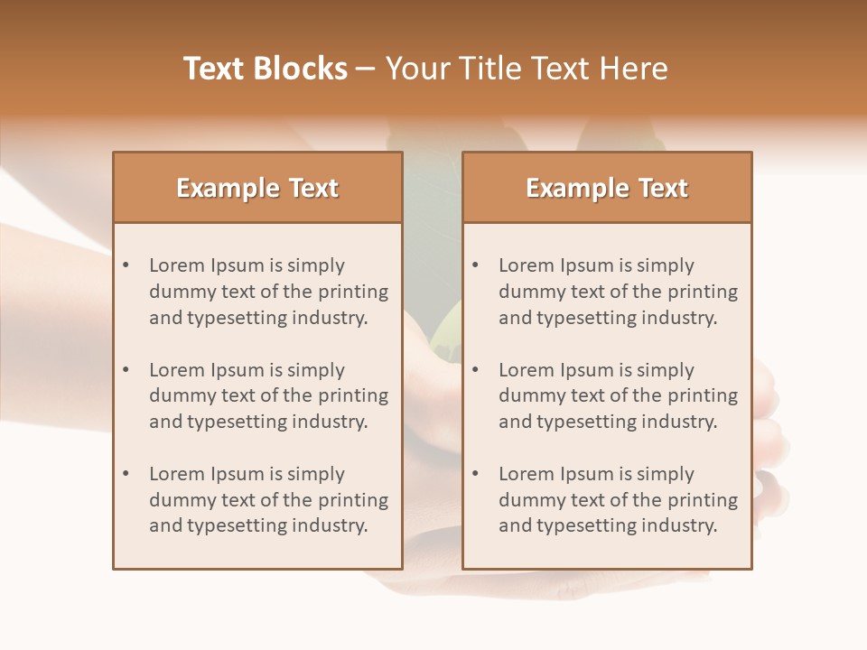 Leaf Background Depression PowerPoint Template