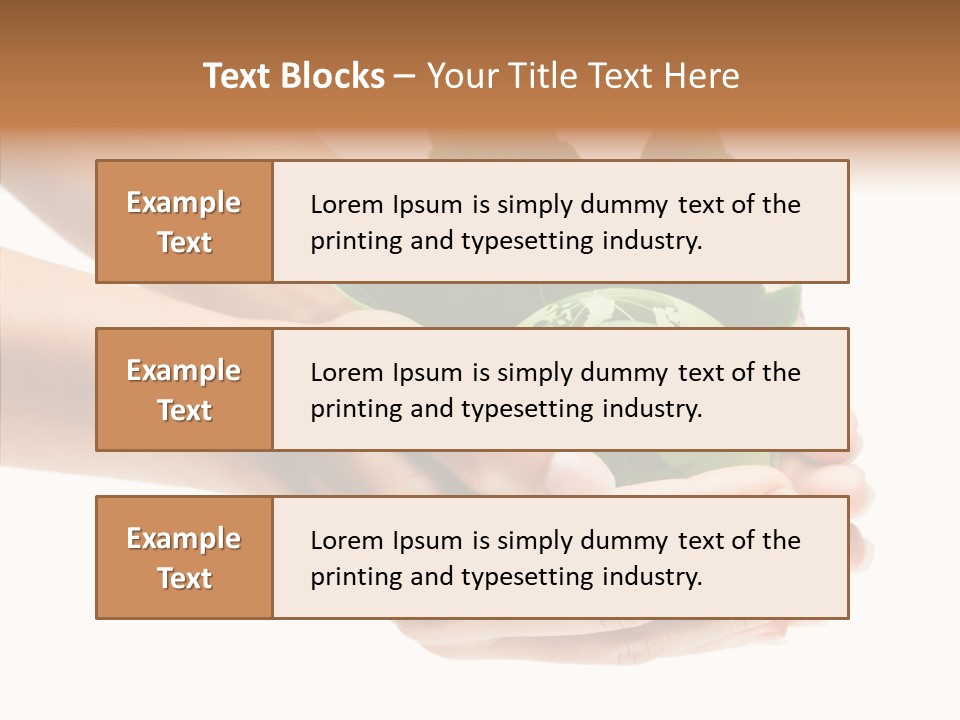 Leaf Background Depression PowerPoint Template