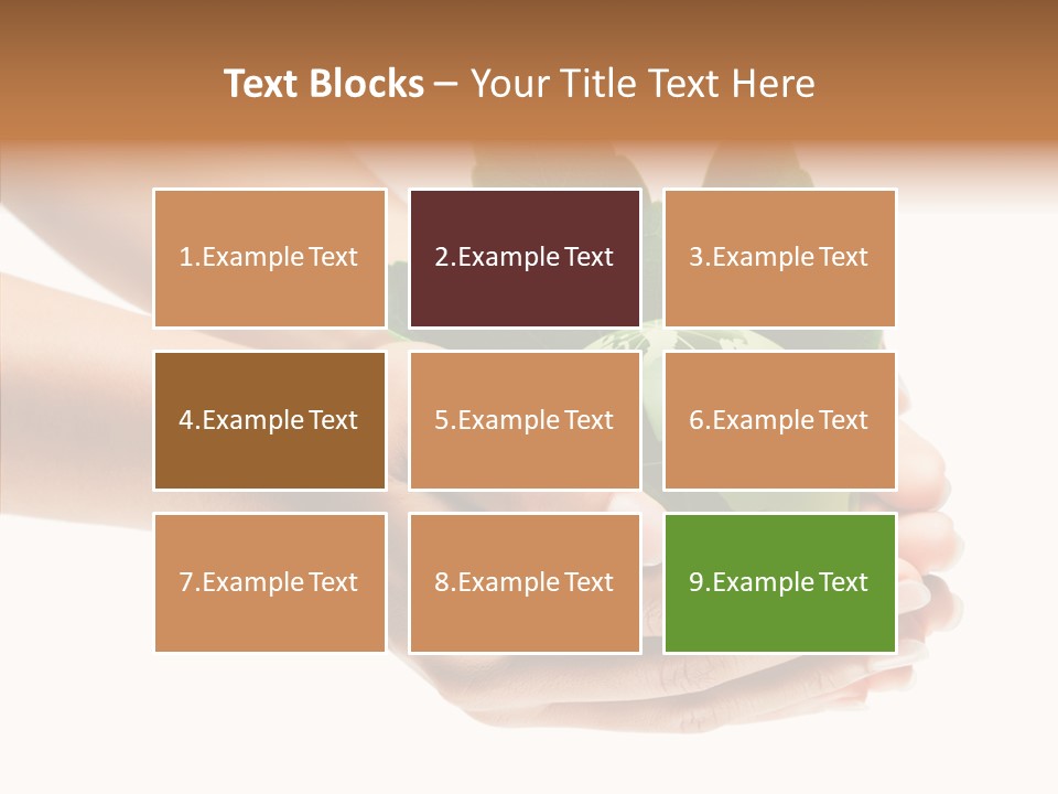 Leaf Background Depression PowerPoint Template