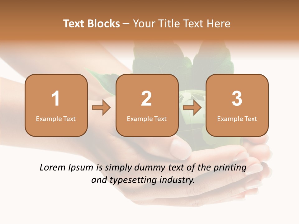 Leaf Background Depression PowerPoint Template