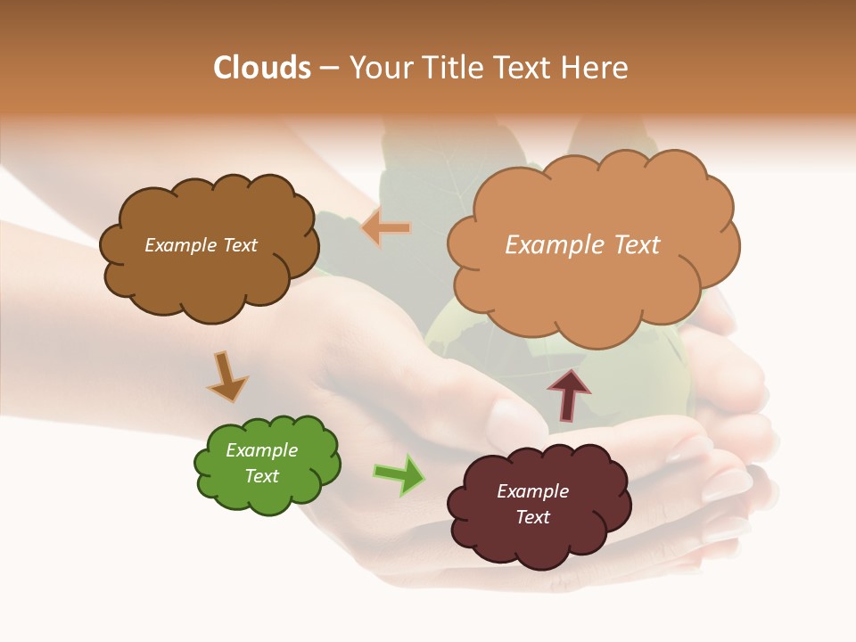 Leaf Background Depression PowerPoint Template