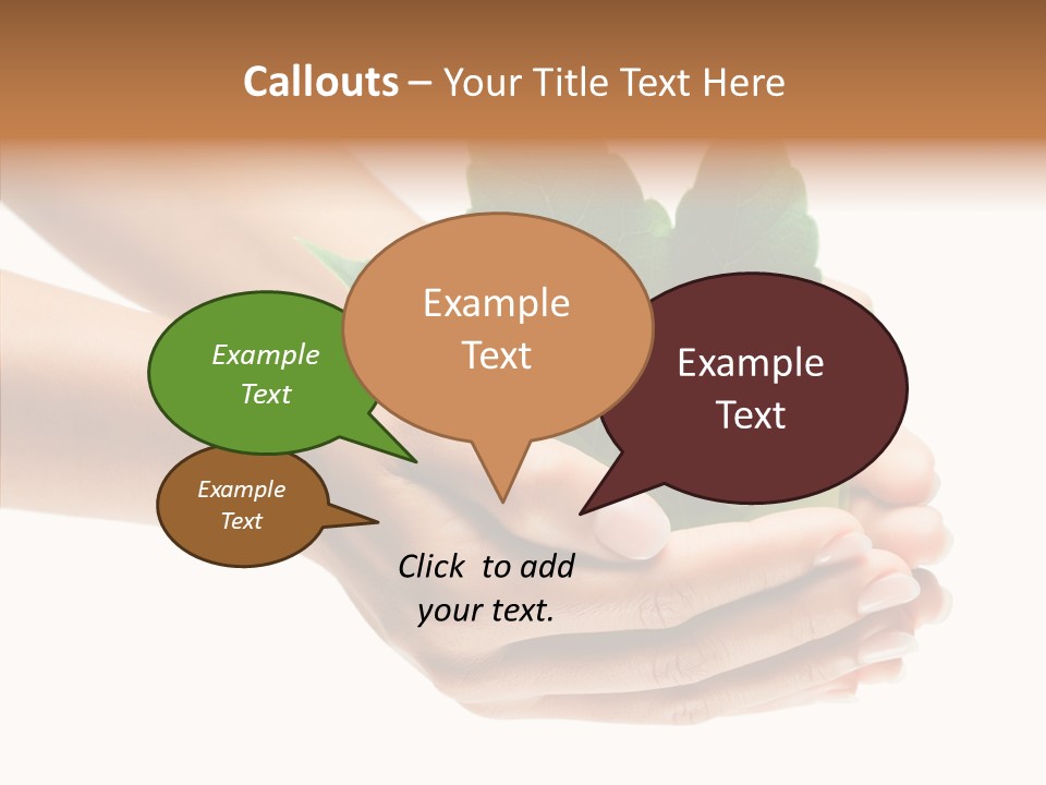 Leaf Background Depression PowerPoint Template