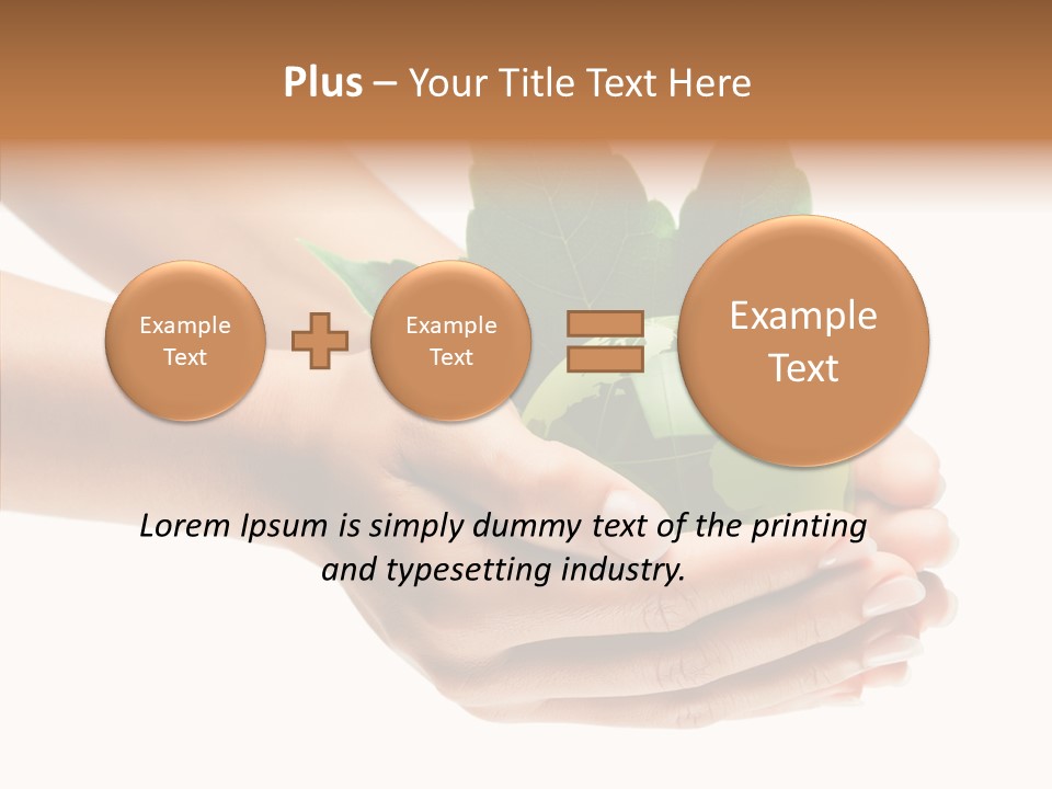 Leaf Background Depression PowerPoint Template