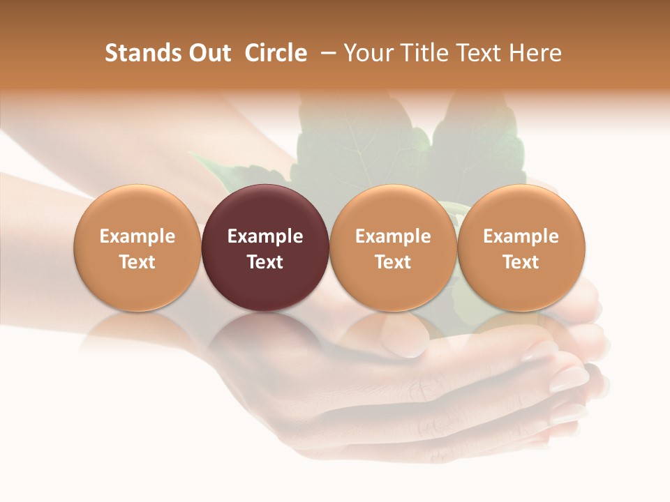 Leaf Background Depression PowerPoint Template