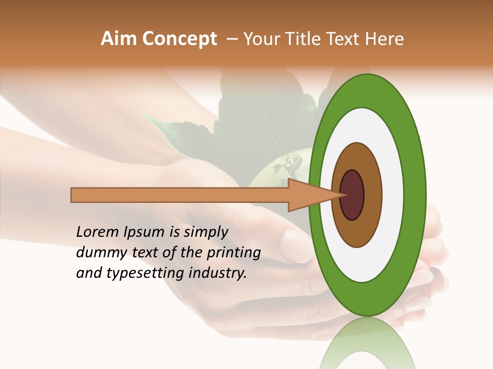 Leaf Background Depression PowerPoint Template