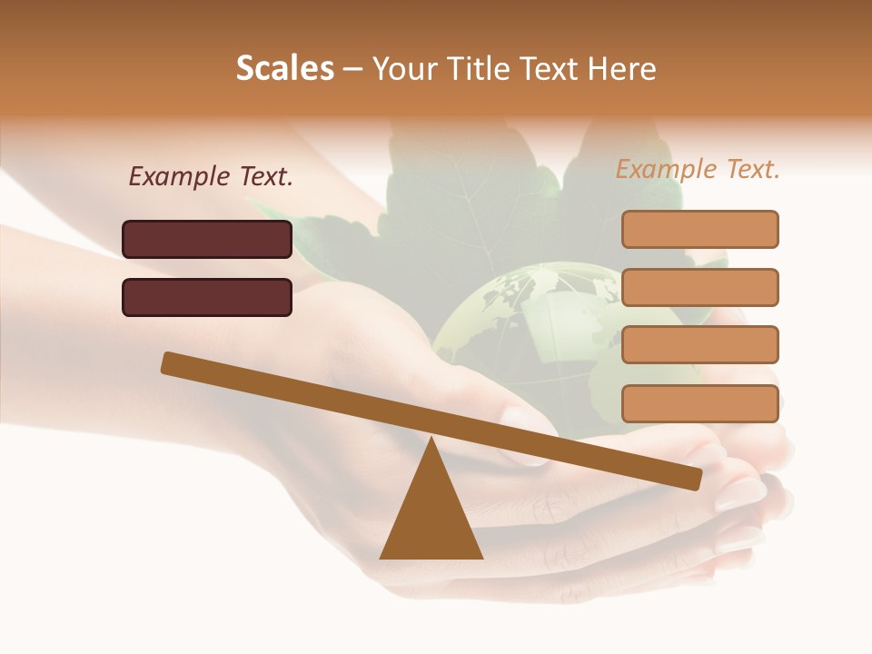 Leaf Background Depression PowerPoint Template