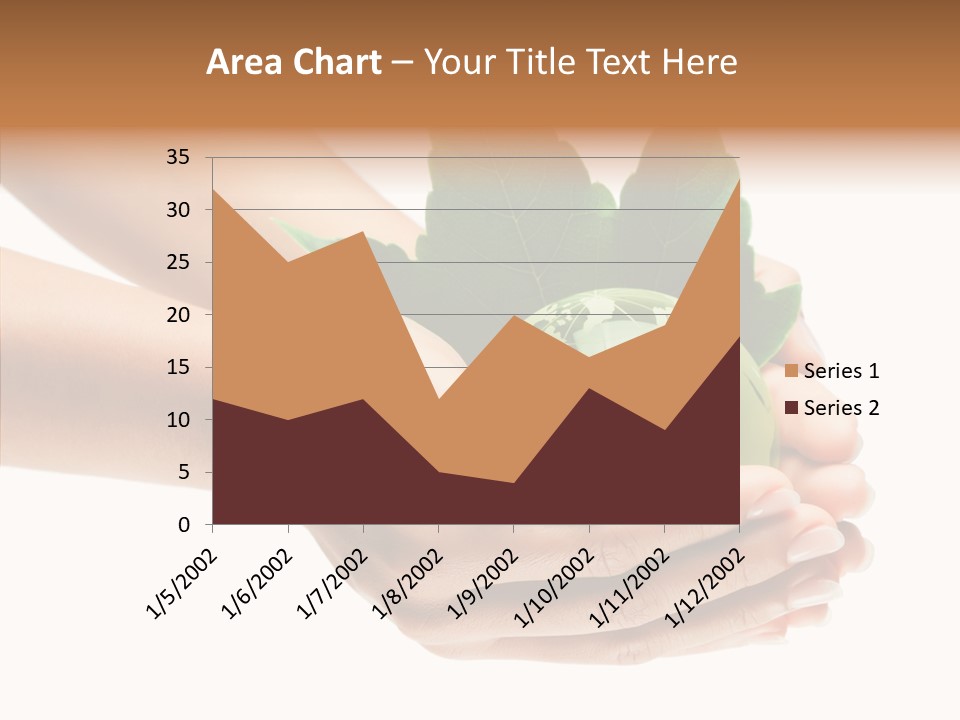 Leaf Background Depression PowerPoint Template