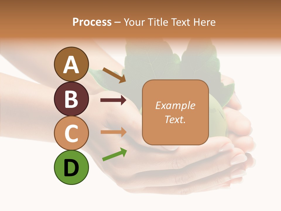 Leaf Background Depression PowerPoint Template