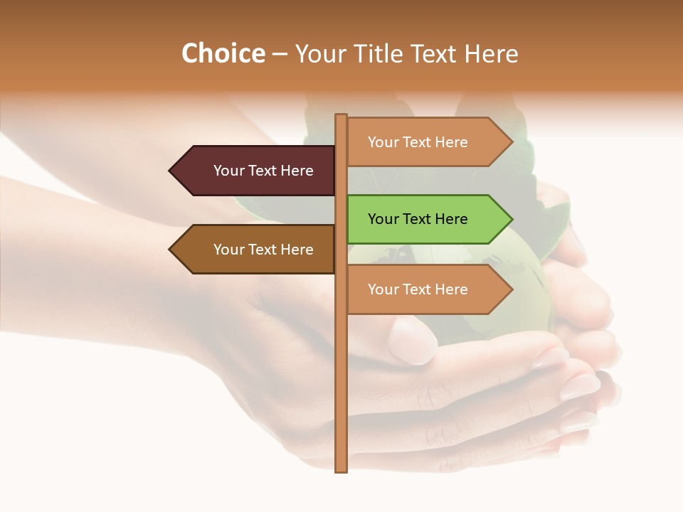 Leaf Background Depression PowerPoint Template