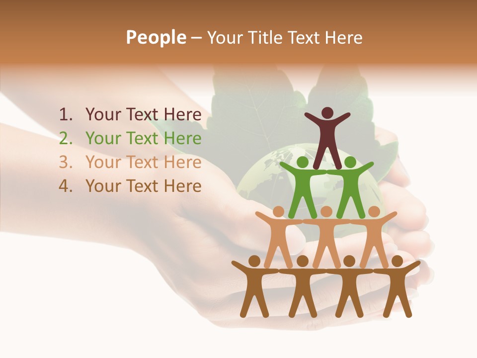 Leaf Background Depression PowerPoint Template