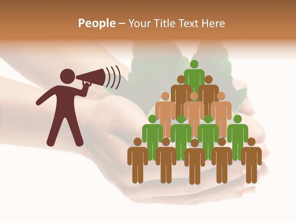 Leaf Background Depression PowerPoint Template