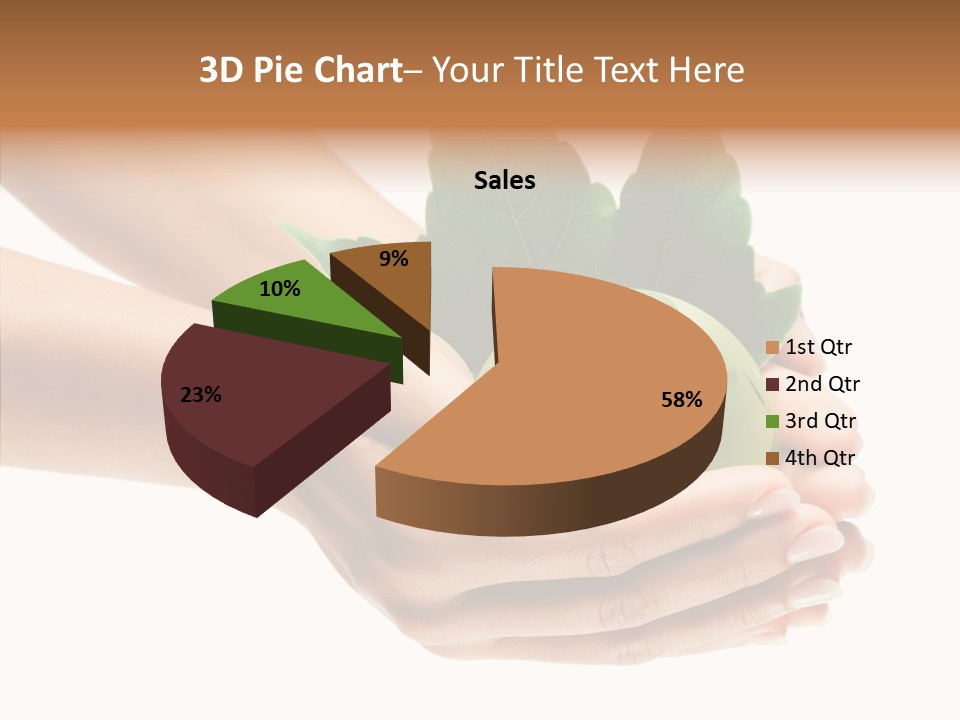Leaf Background Depression PowerPoint Template