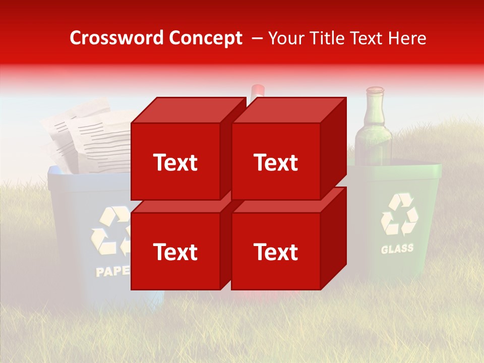Arrow Sign Natural PowerPoint Template