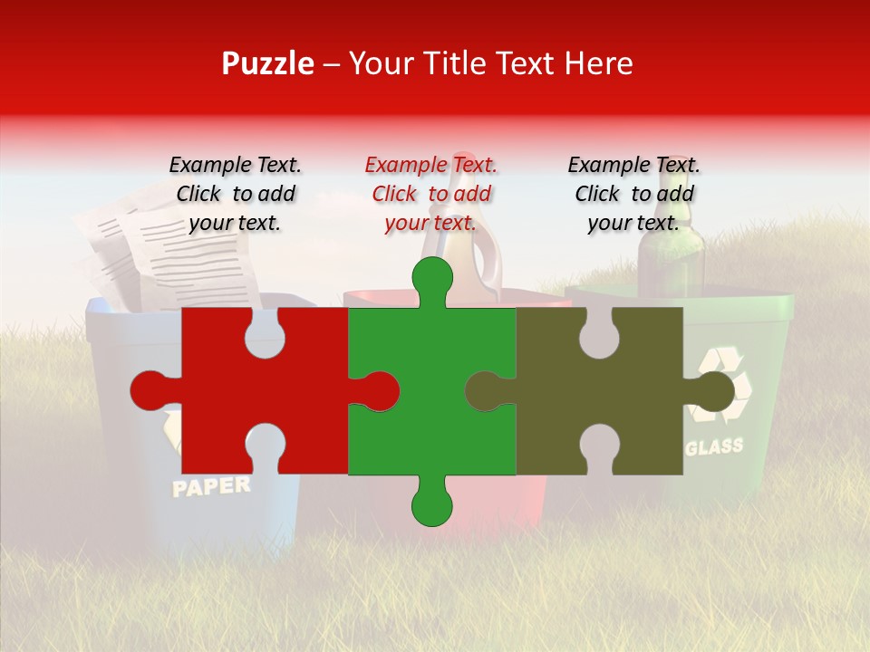 Arrow Sign Natural PowerPoint Template