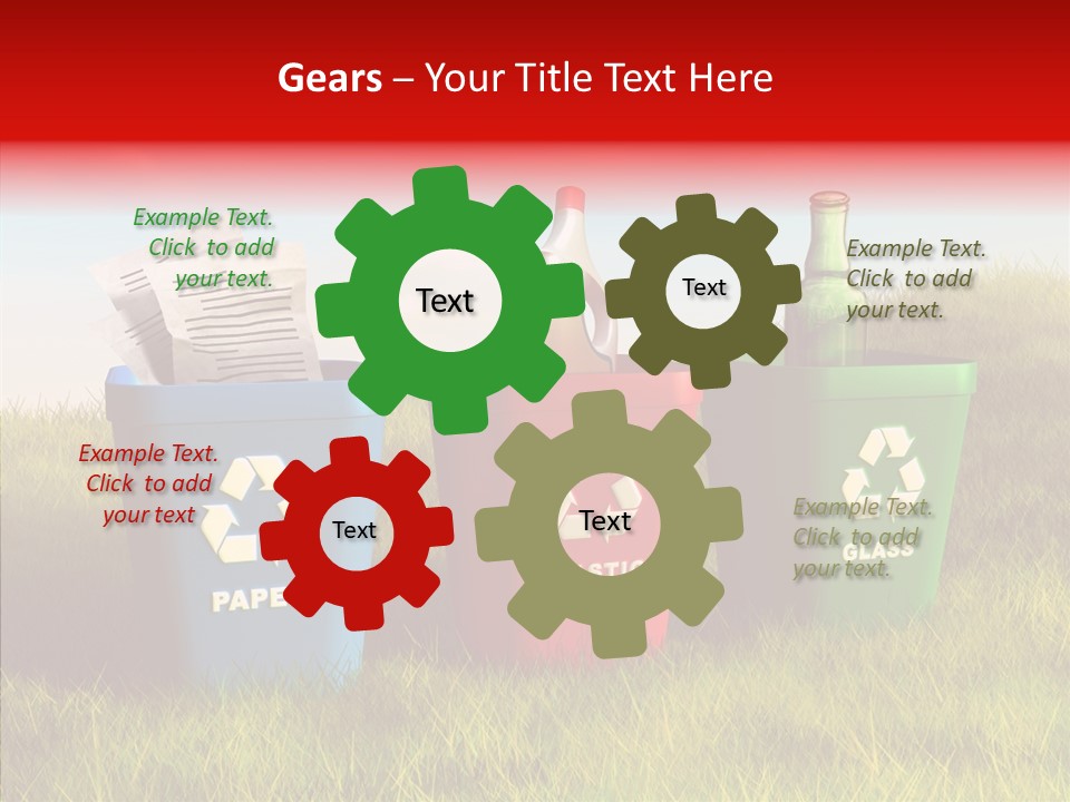 Arrow Sign Natural PowerPoint Template