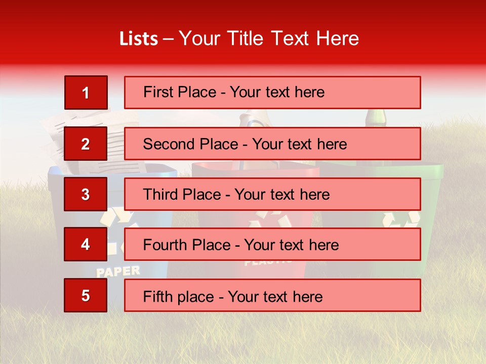 Arrow Sign Natural PowerPoint Template