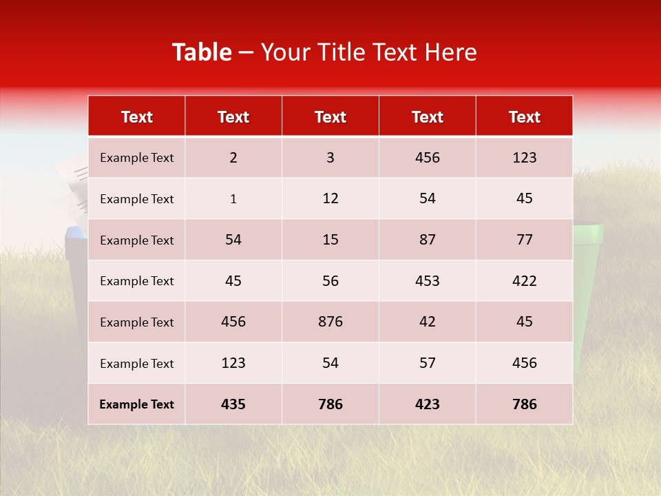 Arrow Sign Natural PowerPoint Template
