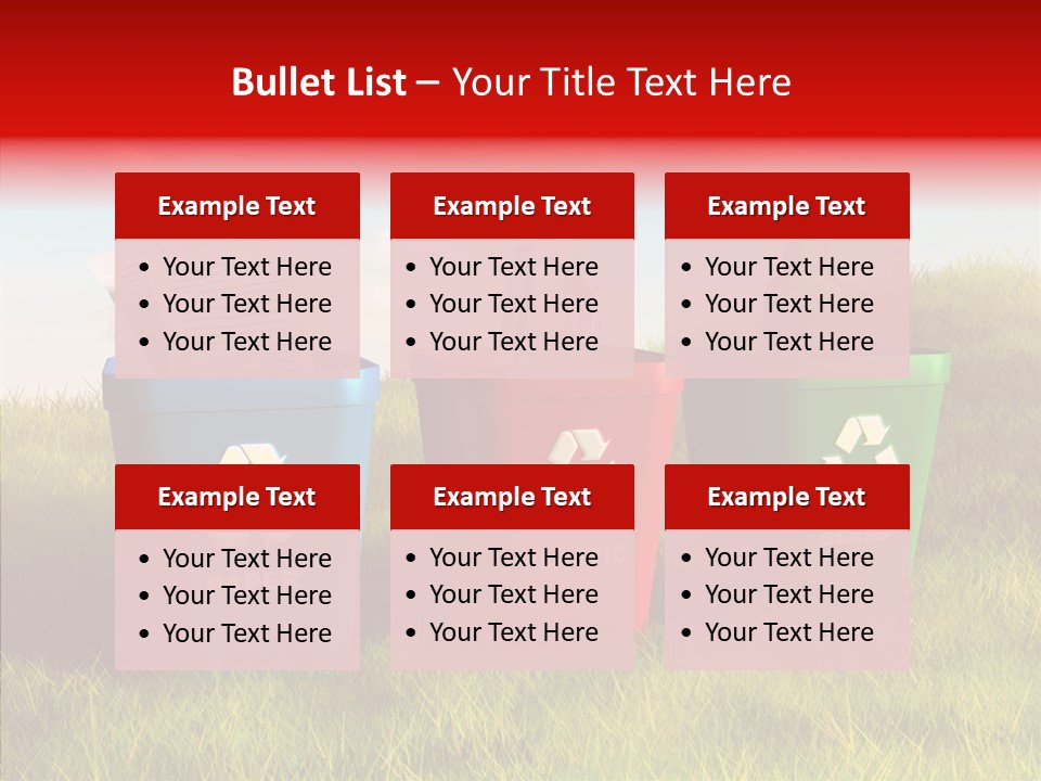 Arrow Sign Natural PowerPoint Template