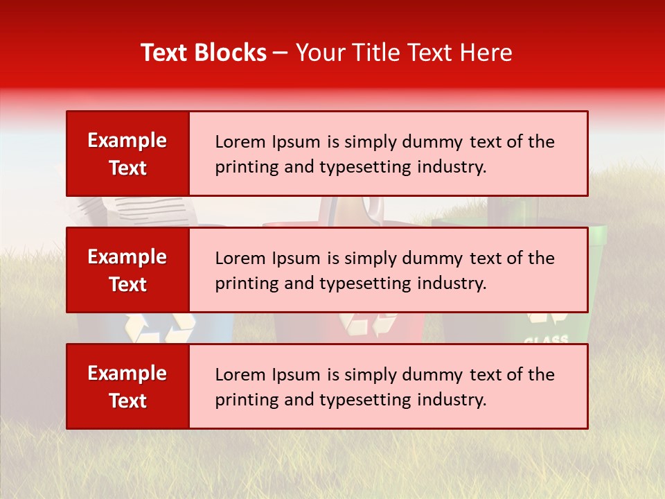 Arrow Sign Natural PowerPoint Template