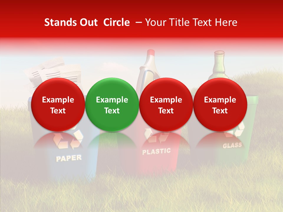 Arrow Sign Natural PowerPoint Template