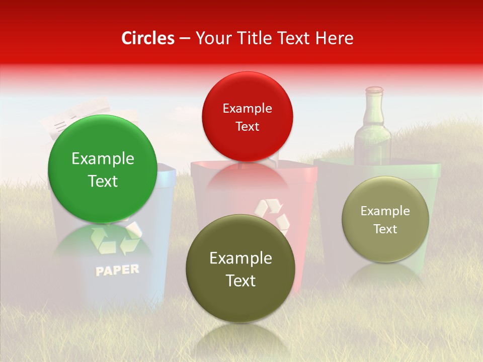 Arrow Sign Natural PowerPoint Template