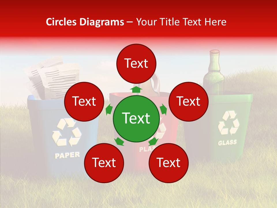 Arrow Sign Natural PowerPoint Template