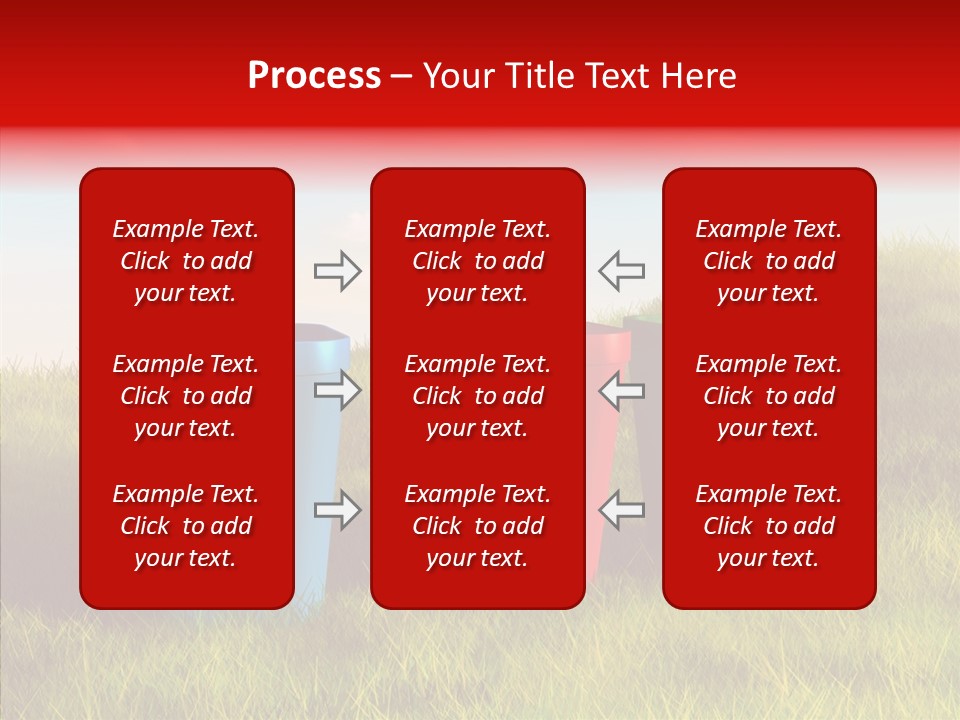 Arrow Sign Natural PowerPoint Template