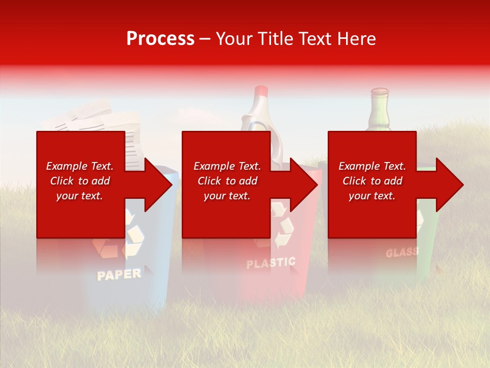Arrow Sign Natural PowerPoint Template