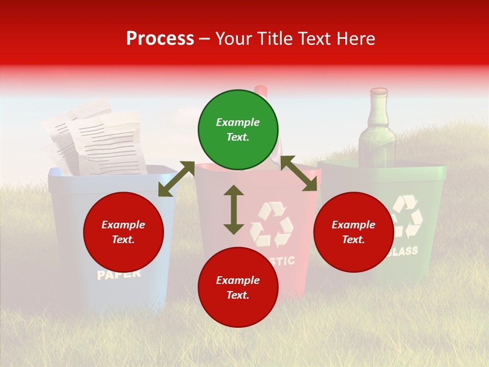 Arrow Sign Natural PowerPoint Template