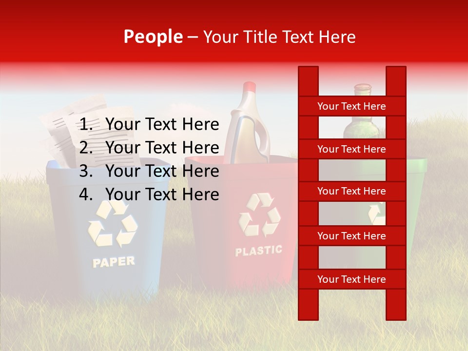 Arrow Sign Natural PowerPoint Template