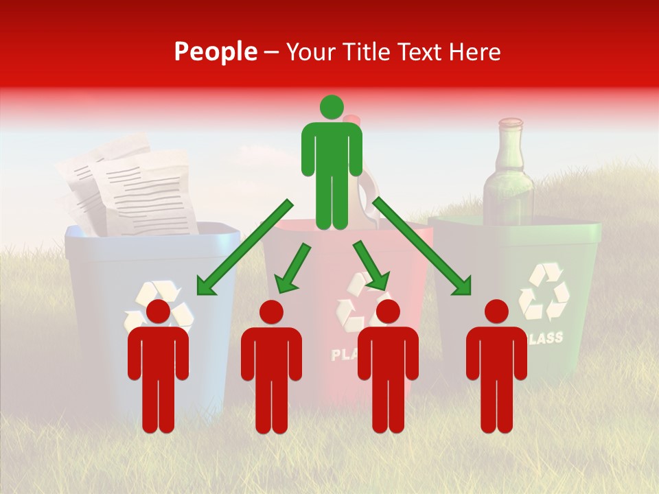 Arrow Sign Natural PowerPoint Template