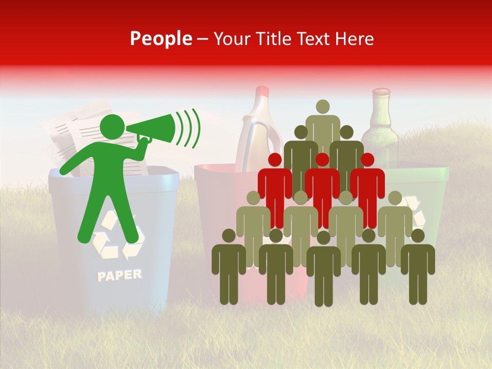 Arrow Sign Natural PowerPoint Template