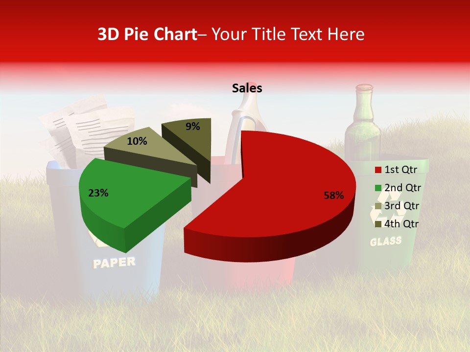 Arrow Sign Natural PowerPoint Template